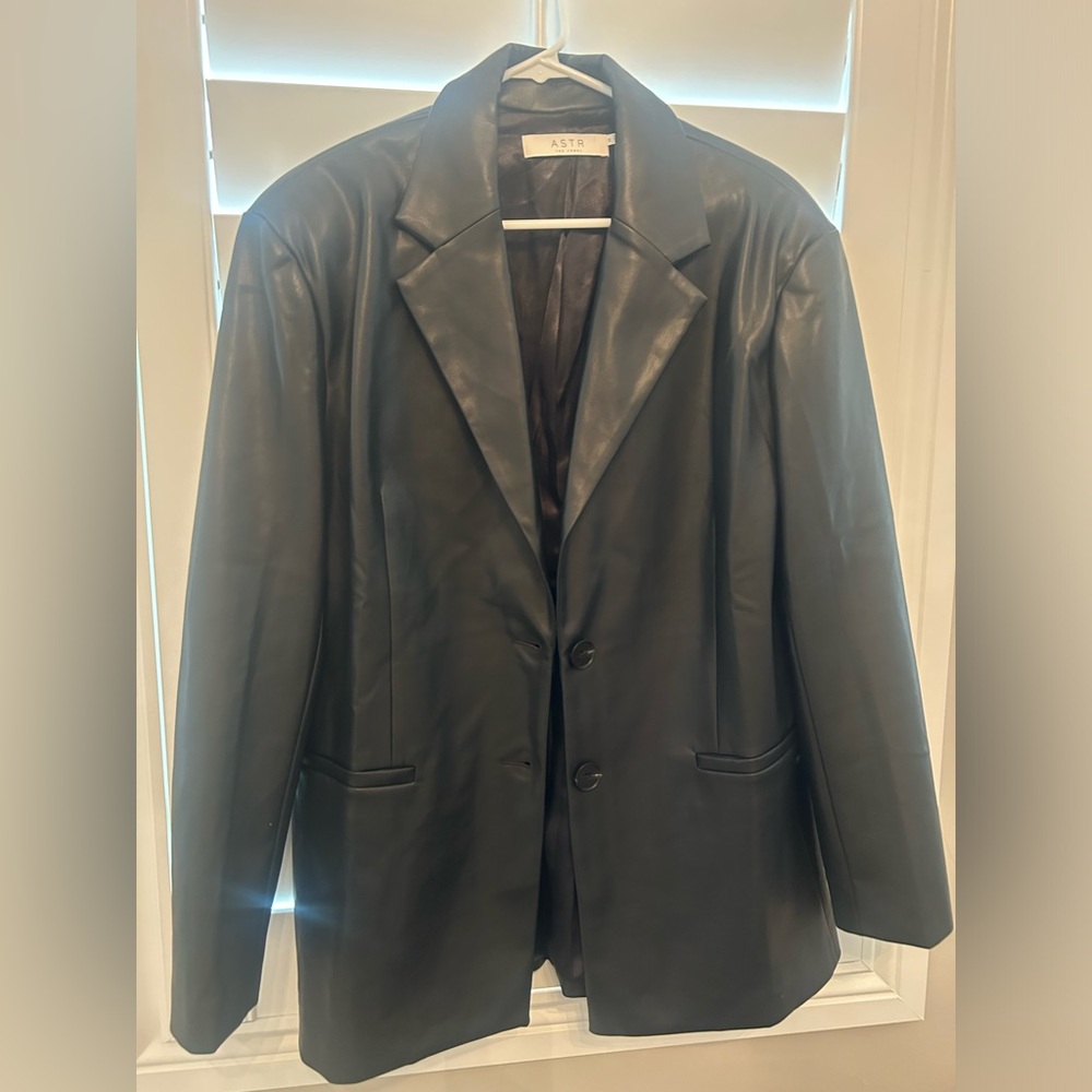 ASTR the label leather jacket